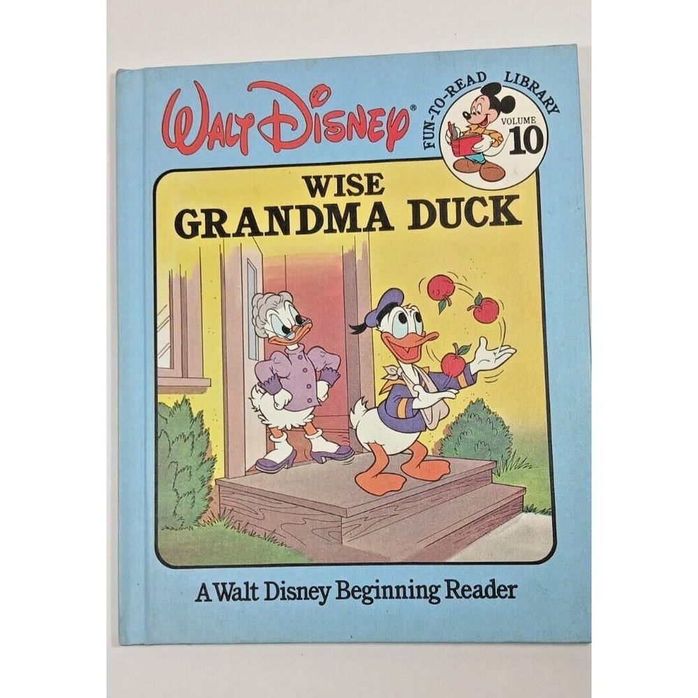 Wise Grandma Duck Donald Duck Book 1986 Disney Fun-To-Read Library Volume 10